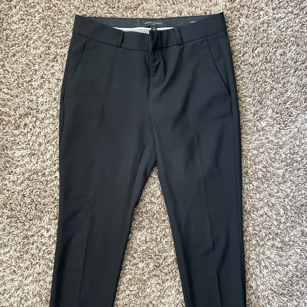 Banana Republic black slacks, size 0P